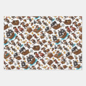 Flattpapier für gepanzerte Waren Set 3 Geschenkpapier Set (Vorderseite 2)