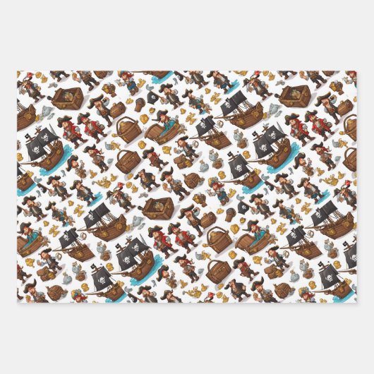 Flattpapier für gepanzerte Waren Set 3 Geschenkpapier Set (Vorderseite 2)