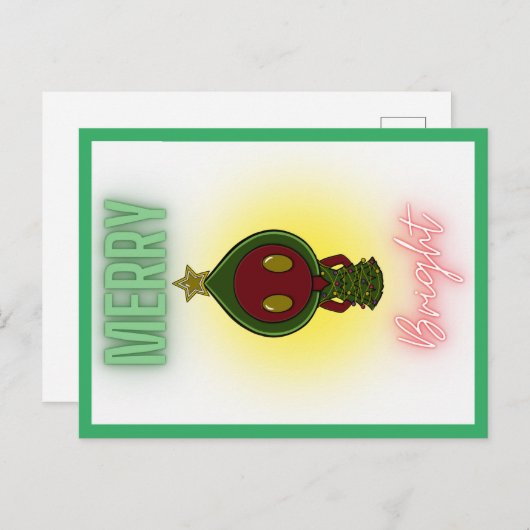 Flatwood Monster Weihnachten Postkarte (Vorne/Hinten)