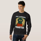 Flatwoods Monster Braxie 1952 Creepy Alien Cryptid Sweatshirt (Vorne ganz)