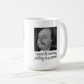 Flaubert: Komma herein, Komma heraus Kaffeetasse (VorderseiteRechts)