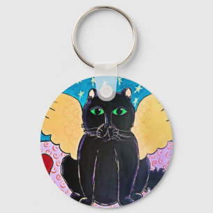 Flaumige Engels-Katze Schlüsselanhänger