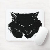 Flaumige Katze Mousepad (Mit Mouse)