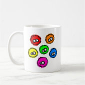 Flaumige Mikroben Kaffeetasse (Links)