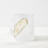 Flaumige Reinfall-Katze (Kaliko) Mattglastasse (Vorderseite Links)