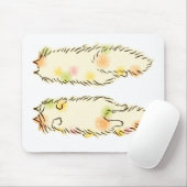 Flaumige Reinfall-Katze (Kaliko) Mousepad (Mit Mouse)
