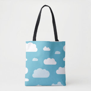 Flaumige Wolkenhimmel-Taschentasche Tasche