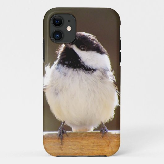 Flaumiger Chickadee iPhone 5 Fall Case-Mate iPhone Hülle (Rückseite)