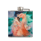 Flaumiger Flamingo Flachmann (Rückseite)