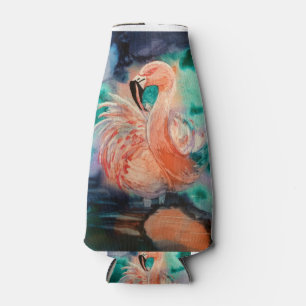 Flaumiger Flamingo Flaschenkühler