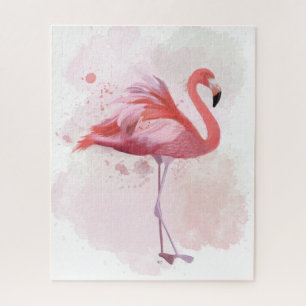 Flaumiger Flamingo Puzzle