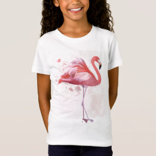 Flaumiger Flamingo T-Shirt