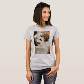 "Flaumiger Shih Tzu " T-Shirt (Vorne ganz)