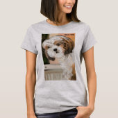 "Flaumiger Shih Tzu " T-Shirt (Vorderseite)