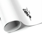 Flaumiger Specht Geschenkpapier (Rolleneckpunkt)