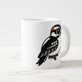Flaumiger Specht Jumbo-Tasse (Vorderseite Rechts)