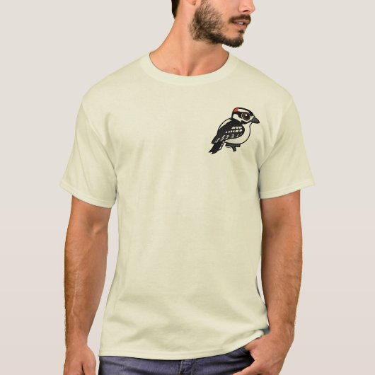 Flaumiger Specht T-Shirt (Vorderseite)