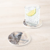 Flaumiger Specht Untersetzer (Seite)