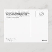 Flaumiger Welpe 3855 Postkarte (Rückseite)