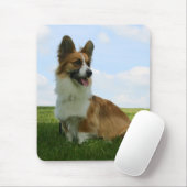 Flaumiger Wolljacken-WaliserCorgi Mousepad (Mit Mouse)