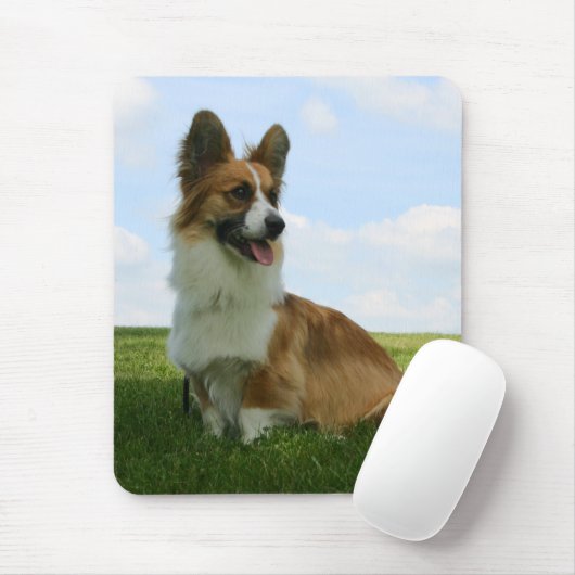 Flaumiger Wolljacken-WaliserCorgi Mousepad (Mit Mouse)