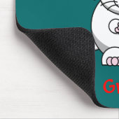 Flaumiges Häschen Mousepad (Ecke)