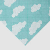 Flaumiges Wolken-blauer Himmel-Wolken-Muster Seidenpapier (Ausschnitt)