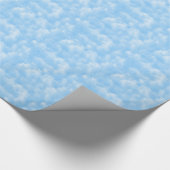 Flaumiges Wolken-Packpapier Geschenkpapier (Ecke)