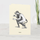 Flauros Humanoid Leopard Dictionairre Infernal Karte (Rückseite)