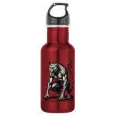 Flauros Unleashed Edelstahlflasche (Vorderseite)