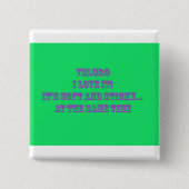 Flausch Button (Vorderseite)