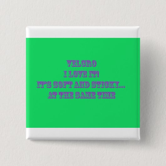 Flausch Button (Vorderseite)