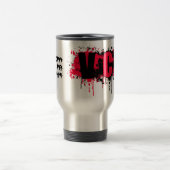 Flausch-Stadt-Plattenen-Tasse Reisebecher (Mittel)