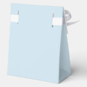 Flauschig blauer Bär Geschenkschachtel (Rückseite)