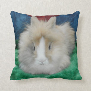 Flauschig Lionhead Pflaume Kaninchen Kissen