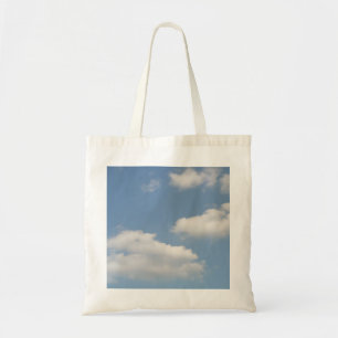 Flauschig weiße Cumulus-Wolken Totbeutel Tragetasche