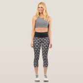 Flauschige Capri-Leggings Capri Leggings (Vorderseite)
