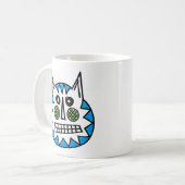 Flauschige Katze Kaffeetasse (Vorderseite Links)