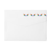 Flauschige Regenbogenflügel (Rückseite)