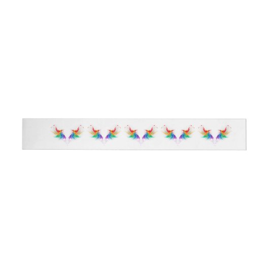 Flauschige Regenbogenflügel (Person)
