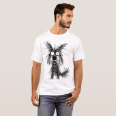 flauschiger Hund T-Shirt (Vorne ganz)