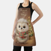 Flauschiger Igel Backzeit Design Schürze (InSitu)