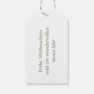 Flauschiger Igel mit Weihnachtsgeschenk Geschenkanhänger