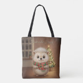 Flauschiger Igel Tasche voller Freude (Rückseite)