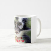 Flauschiger Thomas-Langur Kaffeetasse (VorderseiteRechts)