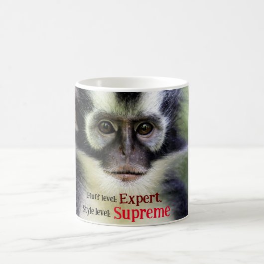 Flauschiger Thomas-Langur Kaffeetasse (Mittel)