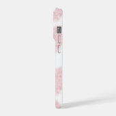Flauschiges Baumwollherz iPhone Hülle (Linke Seite)