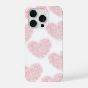 Flauschiges Baumwollherz iPhone 15 Pro Hülle