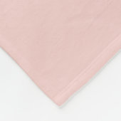 Flauschiges Hasen-Wildblumendesign für einen charm Fleecedecke (Ecke)