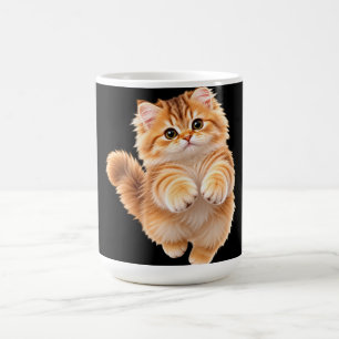 Flauschiges Kätzchen Kaffeetasse